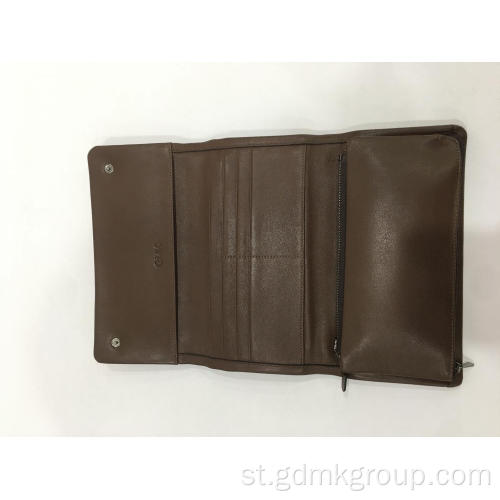 Karolo e Telele ea Bacha Leather Handbag Men&#39;s Bag Multi-Function